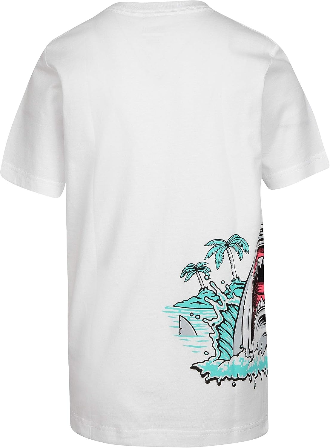 Hurley Boys’ Character Graphic T-Shirt(White/Shark Wrap)