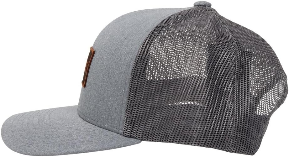 Hurley Mens Trucker Hat – Flexible Quick Dry Fairway Mesh Trucker Hat for Men with Snapback Closure – Classic Mens Caps(Cool Grey Or Black)