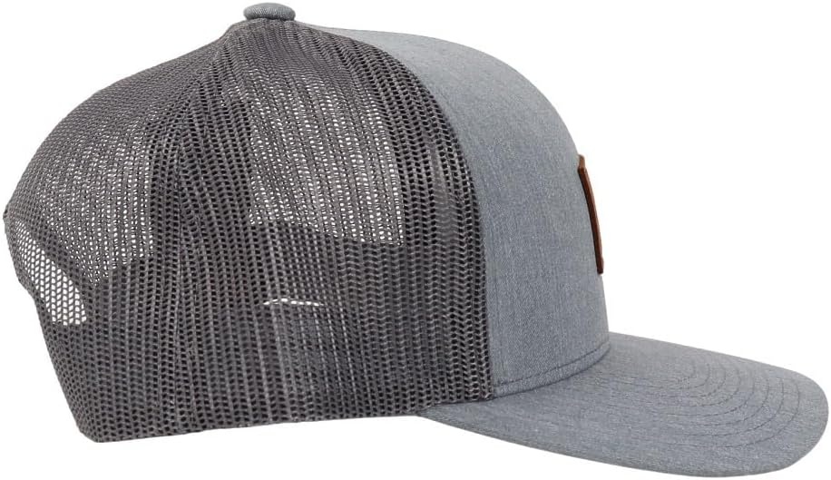 Hurley Mens Trucker Hat – Flexible Quick Dry Fairway Mesh Trucker Hat for Men with Snapback Closure – Classic Mens Caps(Cool Grey Or Black)