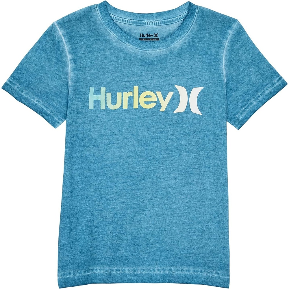 Hurley Boys One and Only Graphic T-Shirt(Rift Blue Washed)