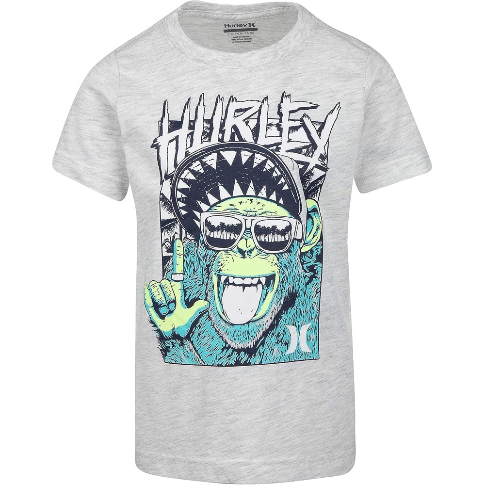 Hurley Boys’ Character Graphic T-Shirt(Birch/Chimp)