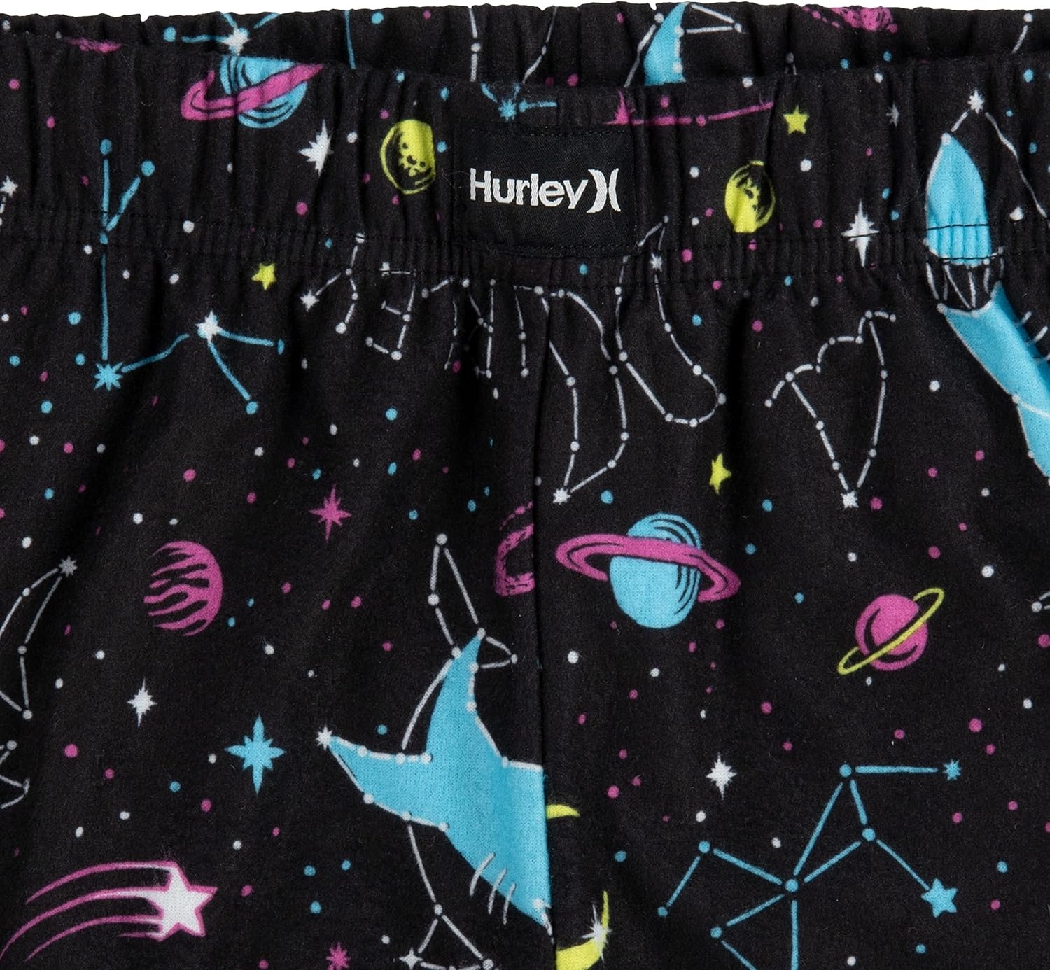 Hurley Boys’ Pajamas(Black/Night Sky)